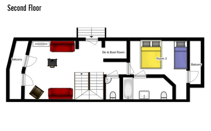 Chalet Samuel Courchevel Floor Plan 2